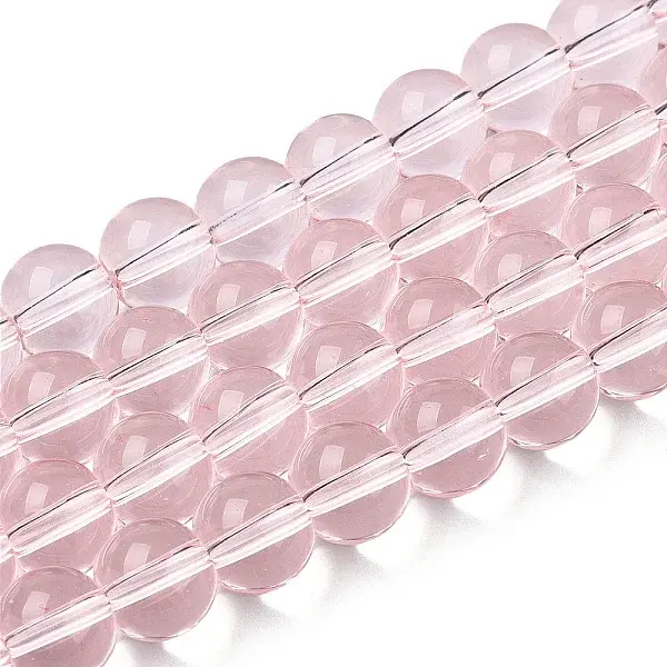 Transparent Glass Beads Strands