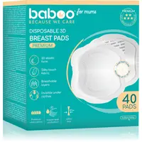 Baboo Premium Disposable Breast Pads jednorázové vložky do podprsenky 40 ks