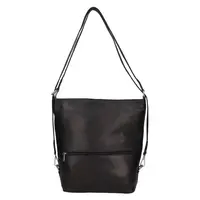 Dámska kožená kabelka/batoh SendiDesign Milagros - čierna