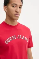Tričko Guess Jeans červená barva, s potiskem, M5RI75 K8FQ4