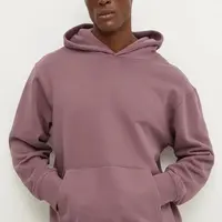 Bavlněná mikina adidas Originals pánská, růžová barva, s kapucí, hladká, IX9809