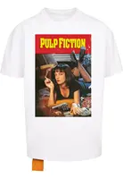 Men's T-shirt Pulp Fiction Poster Oversize white