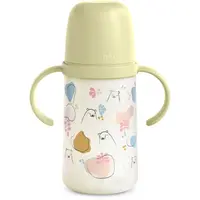 Suavinex Bear detská fľaša s držadlami Green 270 ml