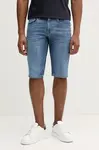 Rifľové krátke nohavice Pepe Jeans STRAIGHT SHORT CASH