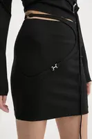 Sukně Heliot Emil černá barva, mini, pouzdrová, AW24.W.12.042.BLK01