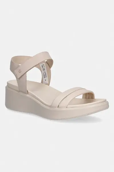 Kožené sandály Ecco Flowt Wedge LX W