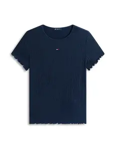 Tommy Jeans Tričko  námornícka modrá