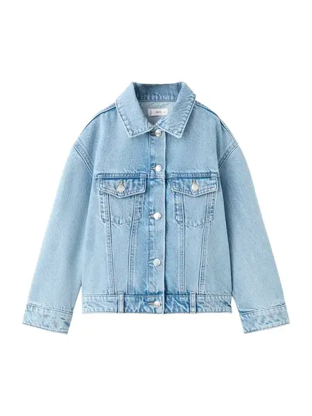 MANGO KIDS Prechodná bunda 'Alice'  svetlomodrá