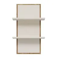 Xora NÁSTĚNNÁ POLICE, barvy dubu, pískové barvy, 60/96,5/23,4 cm