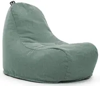 TULI sedací vak Relax, snímatelný potah - Lisabon Skandinávská zelená