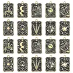 10Pcs 10 Styles Alloy Enamel Pendants