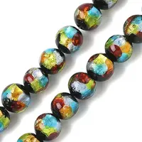 Handmade Foil Glass Beads