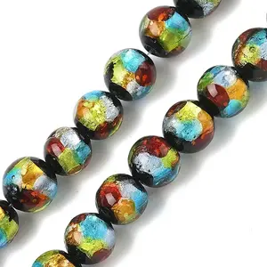 Handmade Foil Glass Beads