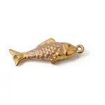 304 Stainless Steel Enamel Fish Connector Charms