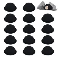 15Pcs Cloth Round Fascinator Hat for Dolls