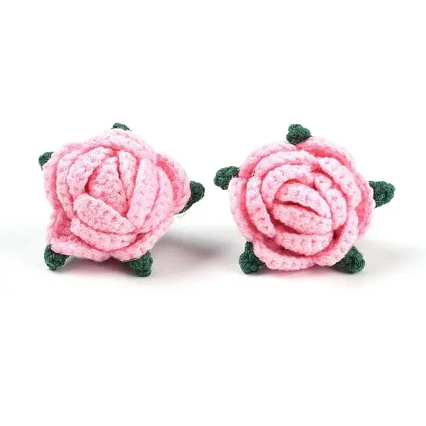 Cotton Knitting Artificial Flower