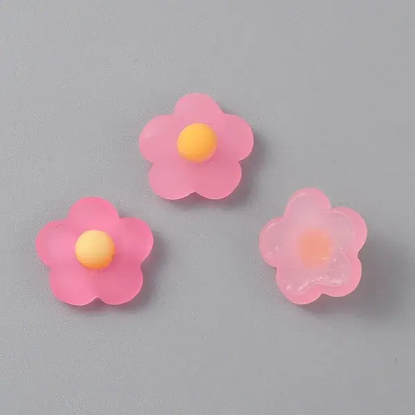 Spring Theme Translucent Resin Cabochons