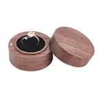 Round Wood Ring Storage Boxes