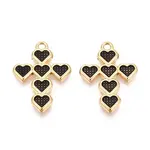 304 Stainless Steel & Enamel Pendants