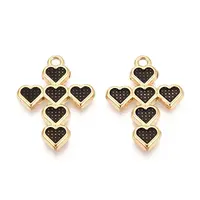 304 Stainless Steel & Enamel Pendants