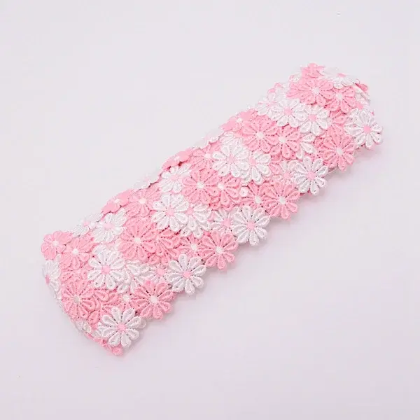 Flower Polyester Trim Ribbon