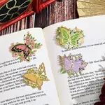 4Pcs Butterfly Brass Bookmarks