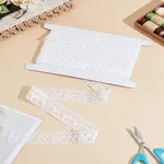 4 Yards Milk Fiber Embroidery Flower Lace Trim