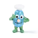 Handmade Lampwork Cartoon Chef Display Decorations