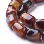 Natural Dyed Striped Agate/Banded Agate Beads Strands