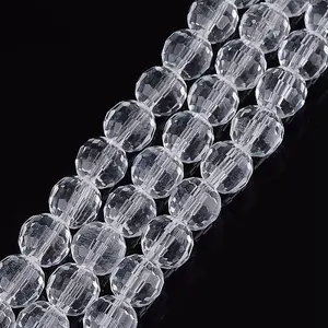 Transparent Glass Bead Strands
