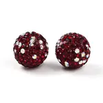 Polymer Clay Pave Rhinestone Beads