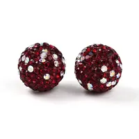 Polymer Clay Pave Rhinestone Beads