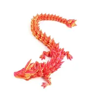 Plastic 3D Printed Dragon Ornaments