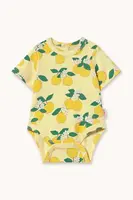 Kojenecké body Tinycottons ORANGES RIB BODY