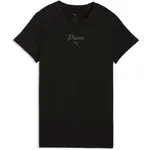 Puma ESSENTIALS SCRIPT TEE Dámské tričko, černá, velikost