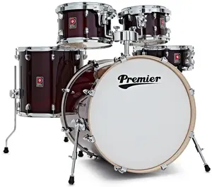 Premier Artist 22" 5pc Modern Rock Shell Pack  Cherry Red