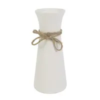 Ambia Home VÁZA, textil, keramika, 20 cm