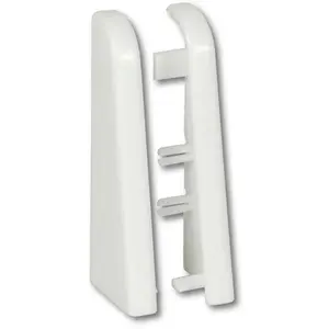 Homeware KONCOVKA PODSTAVCOVÉ LIŠTY (za kus) bílá