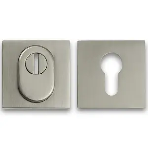 Rozeta vnitřní čtvercová C401 nikl