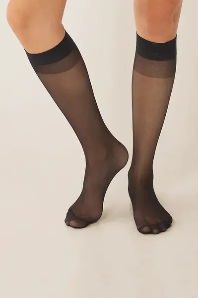 Podkolienky women'secret MINI BASIC STOCKINGS 2-pak