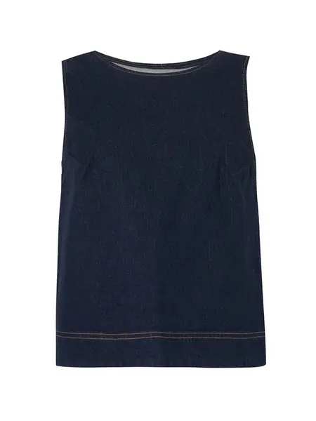 Abercrombie & Fitch Top  námornícka modrá