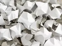 Fixačné telieska papierové, chipsy 400l biela-biela