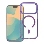 Zadní kryt Case FRAME CLEAR HYBRID MAG COVER compatible with MagSafe pro Apple iPhone 17 Pro, fialová