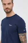 Tričko Pepe Jeans Original Basic 3 tmavomodrá barva, hladké
