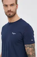 Tričko Pepe Jeans Original Basic 3 tmavomodrá barva, hladké