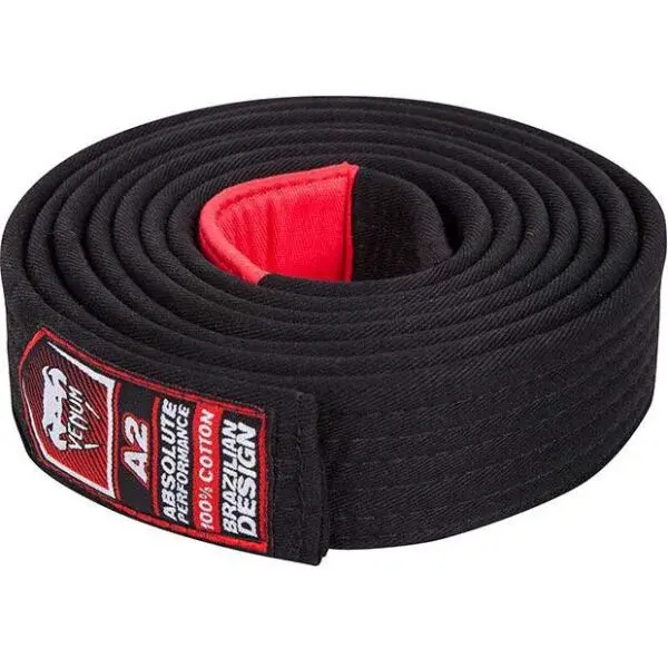 Venum BJJ BELT Opasok, čierna, veľkosť 260