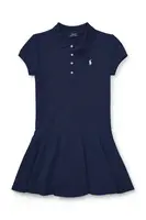 Dívčí šaty Polo Ralph Lauren tmavomodrá barva, mini, 313624740001