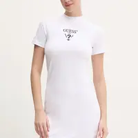 Šaty Guess COLETTE bílá barva, mini, V4YK02 KCDH1
