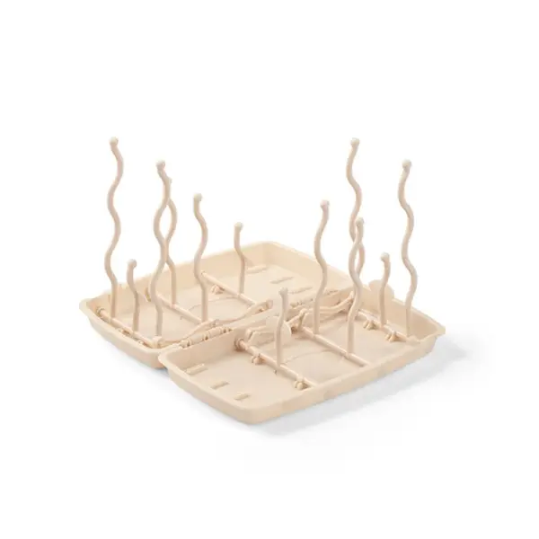 BABYONO Stojan na sušení kojeneckých lahví a dudlíků béžový