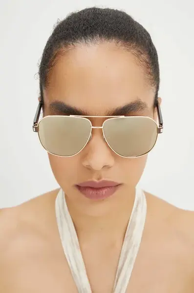 Sluneční brýle Guess dámské, zlatá barva, GF0247 32G